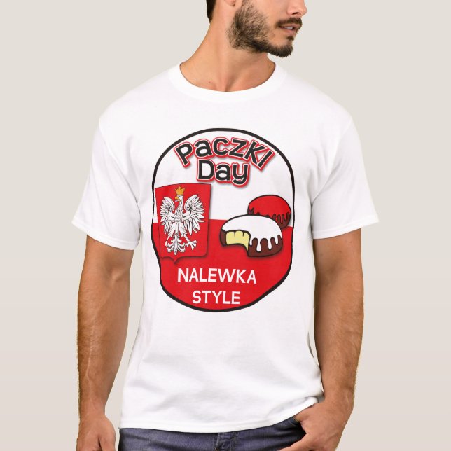 Paczki Day - Nalewka Style T-Shirt (Front)