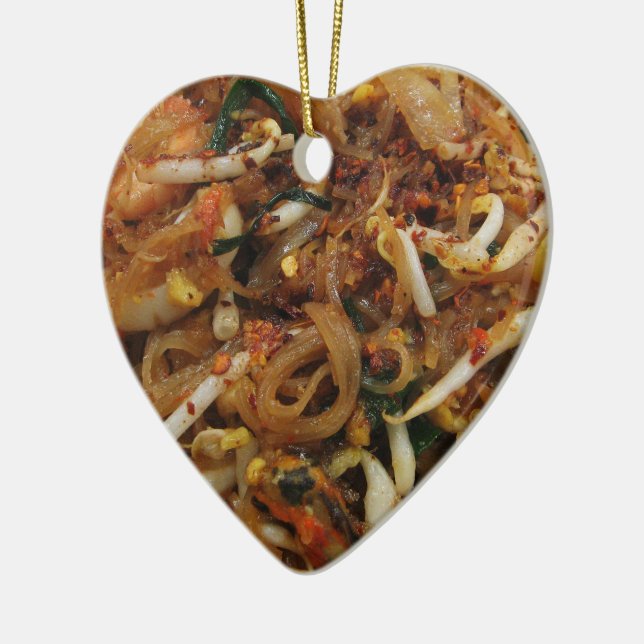 Pad Thai [ผัดไทย] Thailand Street Food Ceramic Ornament (Left)