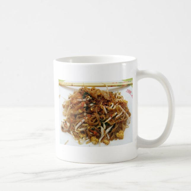 Pad Thai [ผัดไทย] Thailand Street Food Coffee Mug (Right)