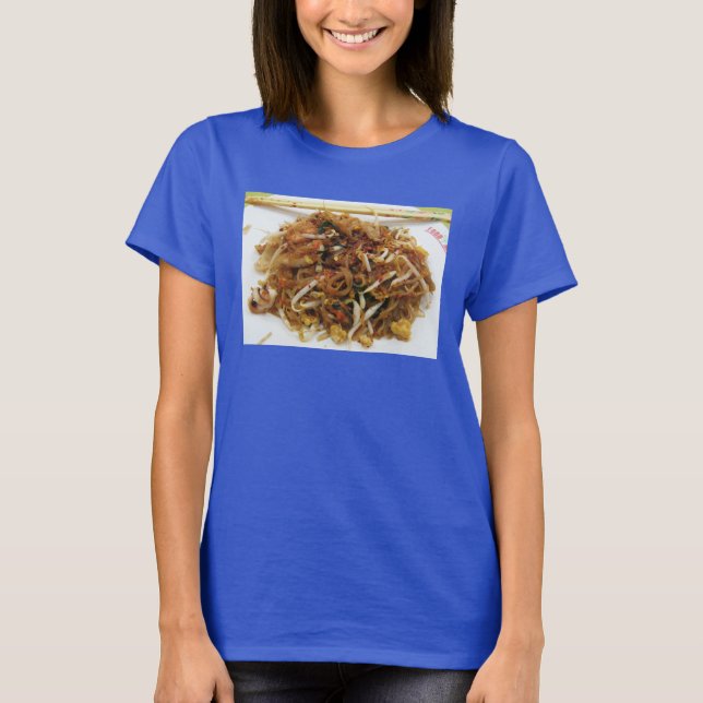 Pad Thai [ผัดไทย] Thailand Street Food T-Shirt (Front)