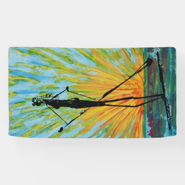Paddel border "impressionist painting" banner (Horizontal)