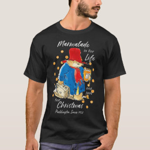 Paddington Bear Xmas Marmalade For Life Cute Merry T-Shirt