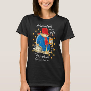 Paddington Bear Xmas Marmalade For Life Cute Merry T-Shirt