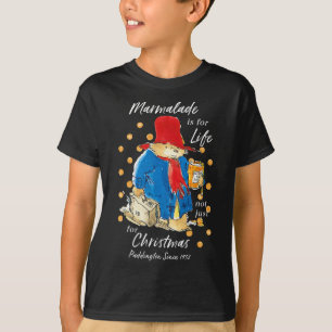 Paddington Bear Xmas Marmalade For Life Cute Merry T-Shirt