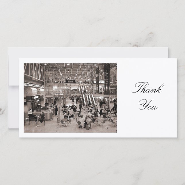 Paddington Station Concourse - Thank You (Front)