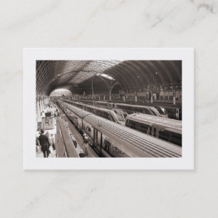 Paddington Station, London. Mini Photo Business Card