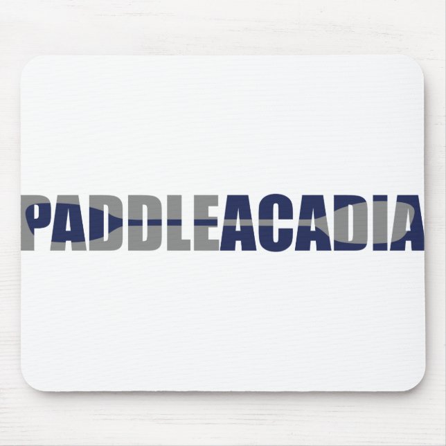 Paddle Acadia National Park Kayaking Maine Mouse Pad (Front)