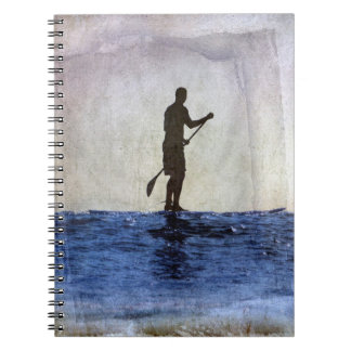 Paddle Board Surfing , Copyright Karen J Williams Notebook