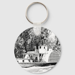 Paddle Boat on Murray River Victoria  Keychain