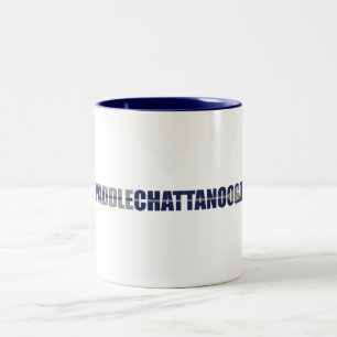 Paddle Chattanooga Tennessee Kayaking Two-Tone Coffee Mug