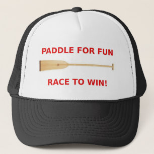 Paddle for Fun, Race to Win Dragon Boat Gear Trucker Hat