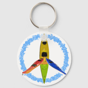 PADDLE FOR PEACE KEYCHAIN