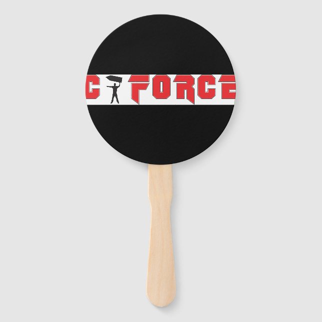 Paddle Hand Fan (Back)