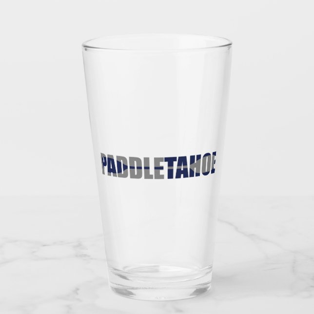 Paddle Lake Tahoe Kayaking Glass (Front)