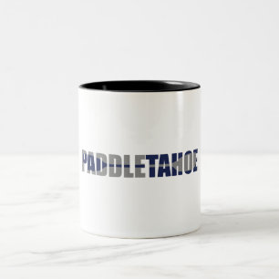 Paddle Lake Tahoe Kayaking Two-Tone Coffee Mug