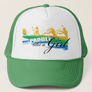 Paddle Like a Girl (green) Trucker Hat