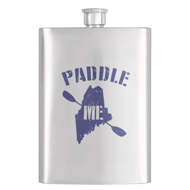 Paddle Maine Hip Flask (Front)
