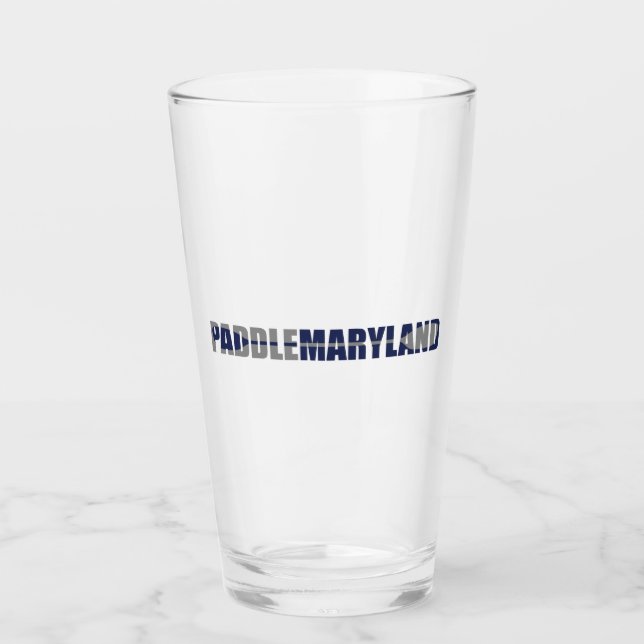Paddle Maryland Kayaking Glass (Front)