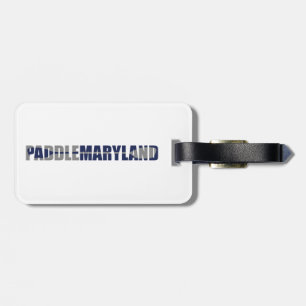 Paddle Maryland Kayaking Luggage Tag