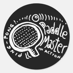 Paddle Master 2 Classic Round Sticker