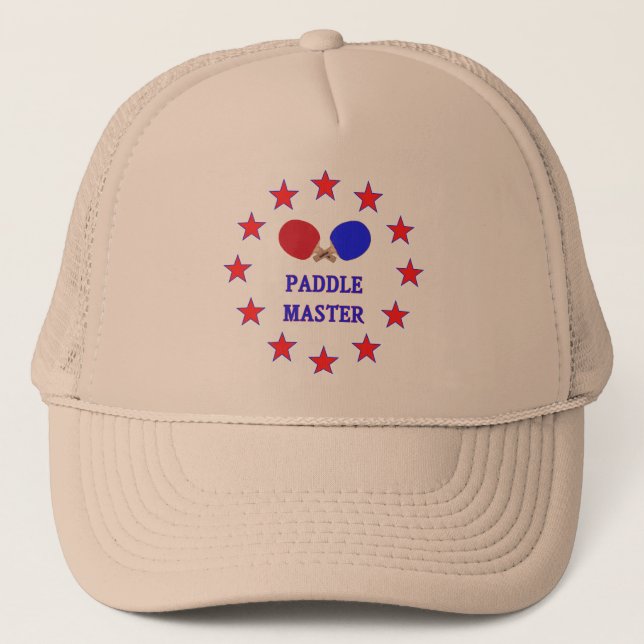 Paddle Master Ping Pong Trucker Hat (Front)