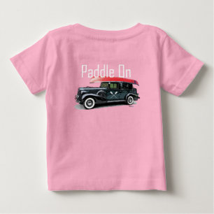 Paddle On Classic Car Design - Baby Fine Jersey T- T-Shirt