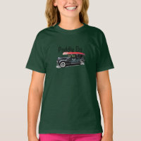 Paddle On Classic Car Design - Girls' Basic T-Shir
