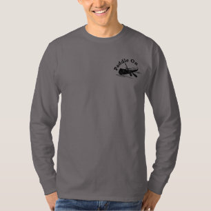 Paddle On Classic Car Design - Men's Basic Long Sl T-Shirt