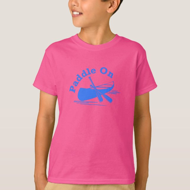 Paddle On Design - Kids' Basic T-Shirt (Front)