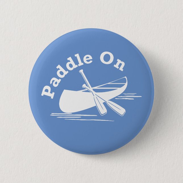 Paddle On Design - Round Button (Front)