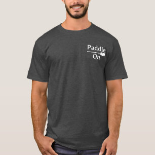Paddle On design - T-Shirt noir de base pour homme