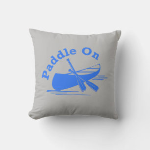 Paddle On Design - Throw Pillow 16" x 16"