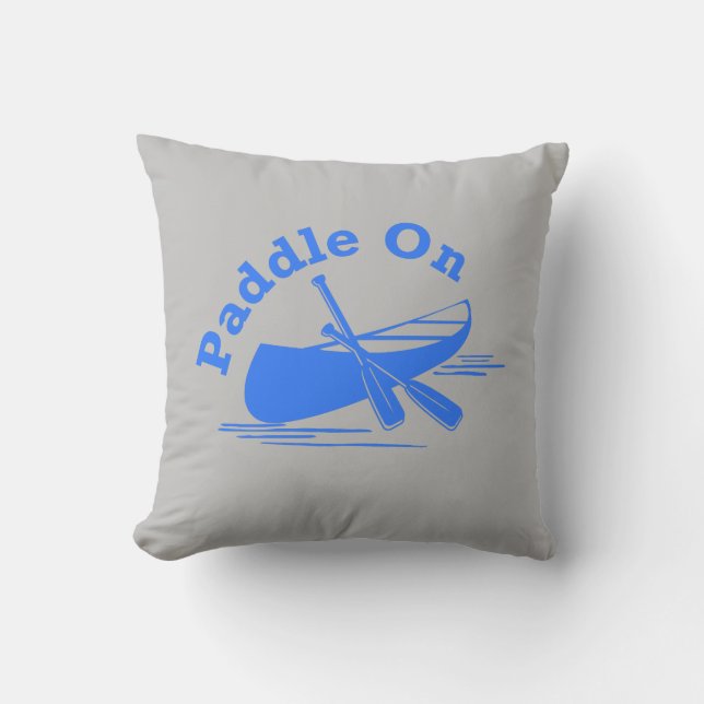 Paddle On Design - Throw Pillow 16" x 16" (Front)