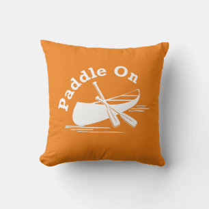 Paddle On Design - Throw Pillow 16" x 16"