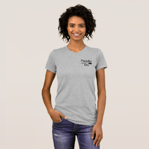 Paddle On Design - Women's American Apparel Fine J T-Shirt