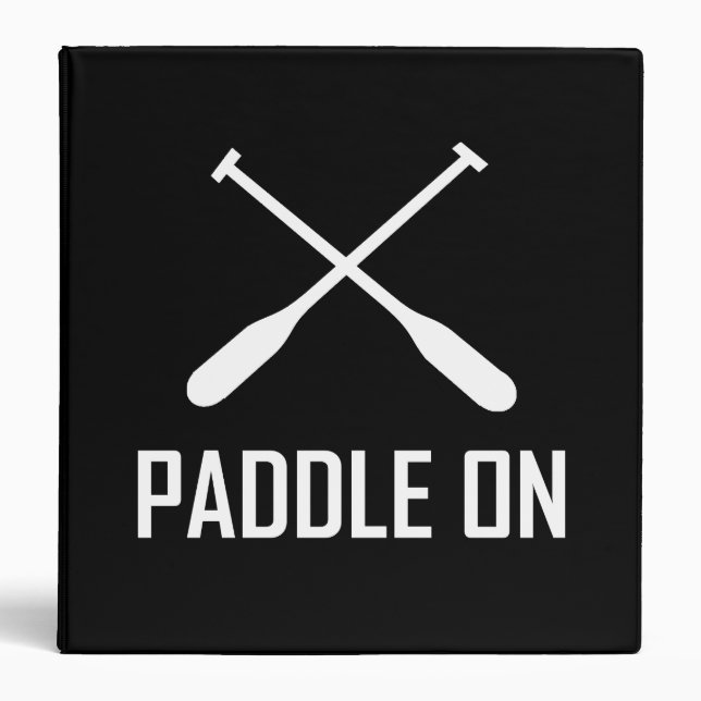 Paddle On Lake Life Binder (Front)