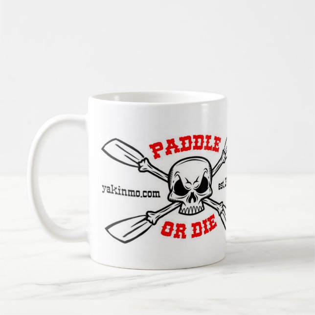 Paddle or DIe Yakinmo.com Mug (Left)