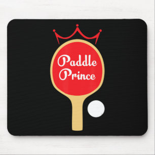 Paddle Prince  Ping Pong Fun Cute Table Tennis Gif Mouse Pad