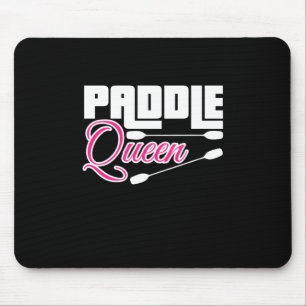 Paddle Queen Girl Kayak Mouse Pad