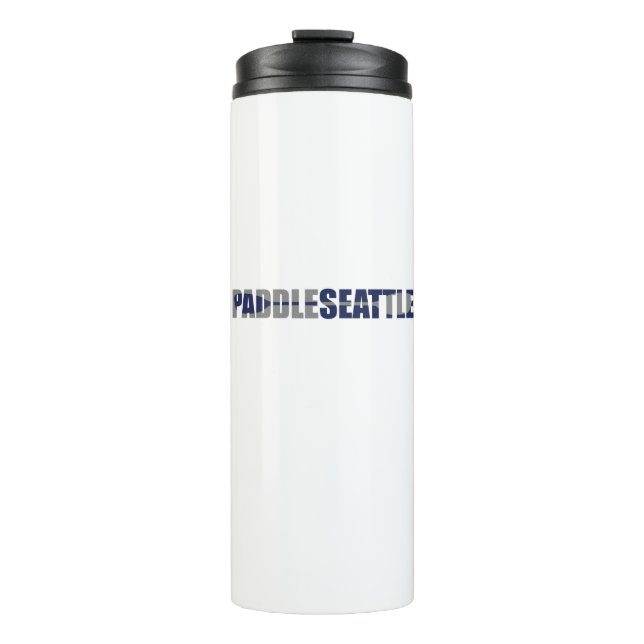 Paddle Seattle Kayaking Thermal Tumbler (Front)