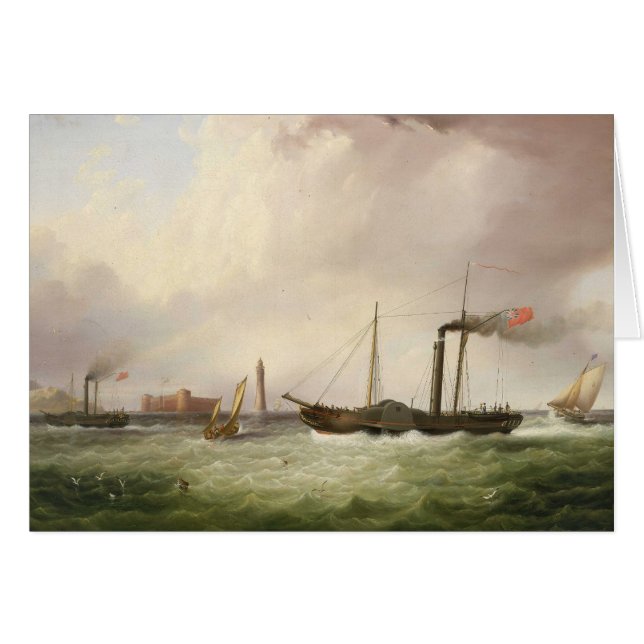 Paddle Steamer Ariel 1831 (Devant horizontal)