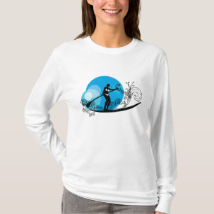 Paddle Surf Girls Light Hoodie T-Shirt