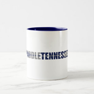 Paddle Tennessee Kayaking Two-Tone Coffee Mug