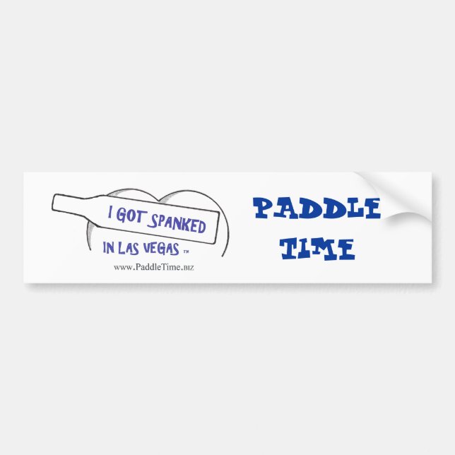 PADDLE TIME BUMPER STICKER (Front)