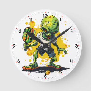 Paddle to the Mothership Pickleball  Round Clock