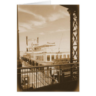 Paddle Wheeler on River