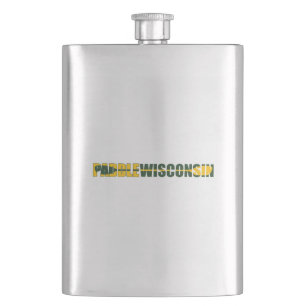 Paddle Wisconsin Kayaking Hip Flask