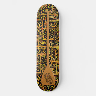 Paddle with Aloha Skateboard
