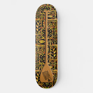 Paddle with Aloha Skateboard