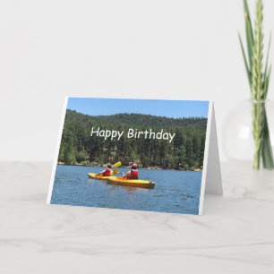 PADDLE YOUR WAY TO A HAPPY BIRTHDAY CARD